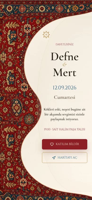 Anadolu gerçek davetiye önizlemesi