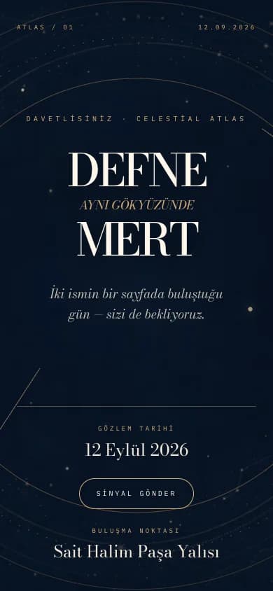 Aurora gerçek davetiye önizlemesi